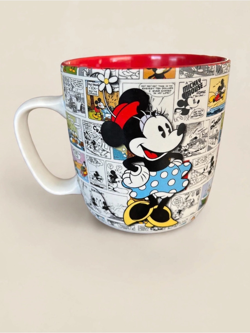 NEW 🆕 Disney Store Minnie Mouse Ceramic Comic Strip Collage Mug, Collectible - Picture 2 of 4